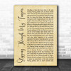 ABBA Slipping Through My Fingers Rustic Script Song Lyric Quote Print