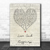 Al Green Love And Happiness Script Heart Song Lyric Quote Print