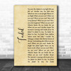 Alan Walker Faded Rustic Script Song Lyric Quote Print