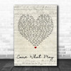 Alfie Boe And Kerry Ellis Come What May Script Heart Song Lyric Quote Print