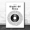 Ataris Eight Of Nine Vinyl Record Song Lyric Quote Print
