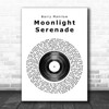 Barry Manilow Moonlight Serenade Vinyl Record Song Lyric Quote Print