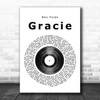 Ben Folds Gracie Vinyl Record Song Lyric Quote Print