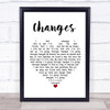 Black Sabbath Changes Heart Song Lyric Quote Print