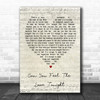 Can You Feel The Love Tonight Elton John Script Heart Song Lyric Quote Print