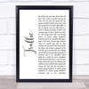 Cher After All Rustic Script Song Lyric Quote Print