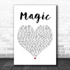 Coldplay Magic Heart Song Lyric Quote Print