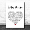 Damien Rice Older Chests Heart Song Lyric Quote Print