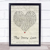 David Gray This Years Love Script Heart Quote Song Lyric Print
