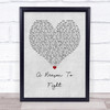 Disturbed A Reason To Fight Grey Heart Quote Song Lyric Print