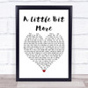 Dr Hook A Little Bit More Heart Song Lyric Quote Print