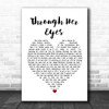 Dream Theater Through Her Eyes Heart Song Lyric Quote Print