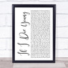 Foo Fighters February Stars Rustic Script Song Lyric Quote Print