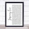 Frank Sinatra You Make Me Feel So Young Rustic Script Song Lyric Quote Print