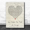 Frank Sinatra You Make Me Feel So Young Script Heart Song Lyric Quote Print