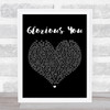 Frank Turner Glorious You Black Heart Song Lyric Quote Print