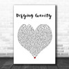 Idina Menzel Defying Gravity Heart Song Lyric Quote Print