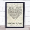 Imagine Dragons Whatever It Takes Script Heart Song Lyric Quote Print