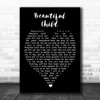 Beautiful Child Fleetwood Mac Black Heart Song Lyric Music Wall Art Print