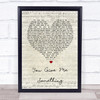 James Morrison You Give Me Something Script Heart Song Lyric Quote Print