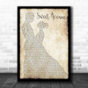 Jets to Brazil Sweet Avenue Man Lady Dancing Song Lyric Quote Print