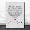 Jimmy Barnes Stone Cold Grey Heart Quote Song Lyric Print