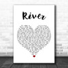 Joni Mitchell River Heart Song Lyric Print