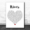 Joni Mitchell River Heart Song Lyric Quote Print