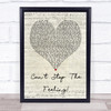 Justin Timberlake Can't Stop The Feeling! Script Heart Song Lyric Quote Print