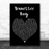 Kip Moore Tennessee Boy Black Heart Song Lyric Quote Print