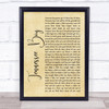 Kip Moore Tennessee Boy Rustic Script Song Lyric Quote Print