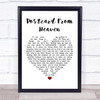 Lighthouse Family Postcard From Heaven Heart Song Lyric Quote Print
