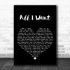 Staind All I Want Black Heart Song Lyric Music Wall Art Print