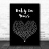 Arctic Monkeys Baby I'm Yours Black Heart Song Lyric Music Wall Art Print