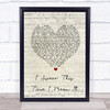 Mayday Parade I Swear This Time I Mean It Script Heart Song Lyric Quote Print