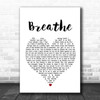 Midge Ure Breathe Heart Song Lyric Quote Print