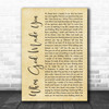 Newsong When God Made You Rustic Script Song Lyric Quote Print