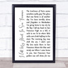 Nickelback Never Gonna Be Alone Rustic Script Song Lyric Quote Print