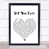 N-Trance Set You Free Heart Song Lyric Quote Print