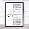 Oasis Live Forever Rustic Script Song Lyric Quote Print