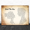 Orleans Still The One Man Lady Couple Song Lyric Quote Print