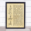 Otis Redding These Arms Of Mine Rustic Script Song Lyric Quote Print