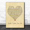 Perry Como And I Love You So Vintage Heart Quote Song Lyric Print