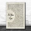 Peter Gabriel In Your Eyes Song Lyric Vintage Script Quote Print