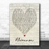 Rhiannon Fleetwood Mac Script Heart Quote Song Lyric Print