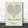 Runrig The Greatest Flame Script Heart Song Lyric Quote Print