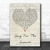 Stereophonics Song For The Summer Script Heart Quote Song Lyric Print