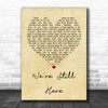 Steve Perry We're Still Here Vintage Heart Song Lyric Print