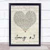 Stone Sour Song 3 Script Heart Song Lyric Quote Print