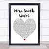 The Alarm New South Wales Heart Song Lyric Quote Print